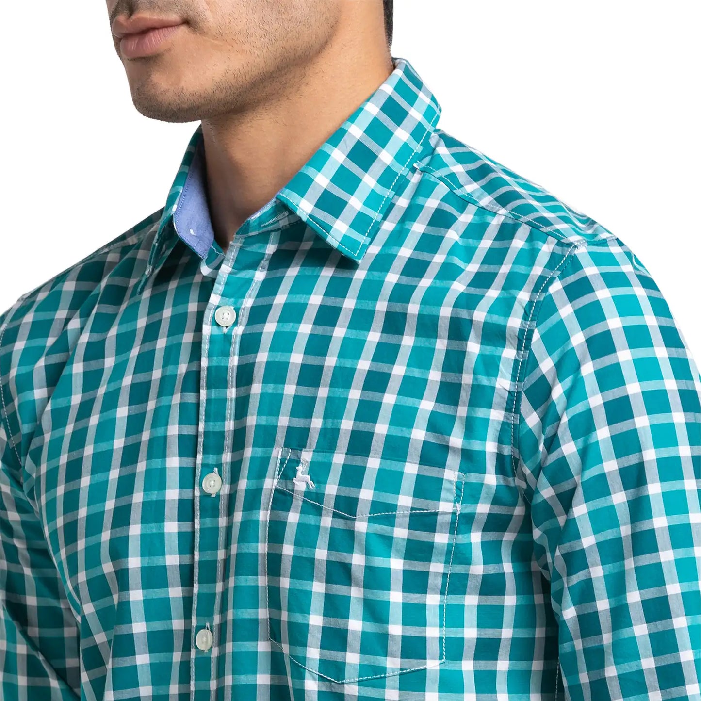 Men Slim Fit Red Shirt