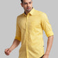 Men Slim Fit Brown Shirt