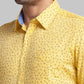 Men Slim Fit Brown Shirt