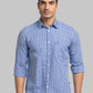 Parx Men Red Checks Slim Fit Cotton Full Sleeve Shirt