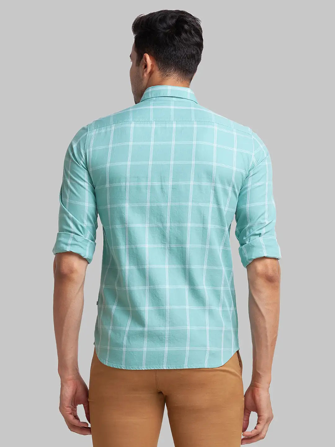Men Slim Fit Violet Shirt