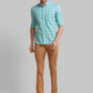 Men Slim Fit Violet Shirt