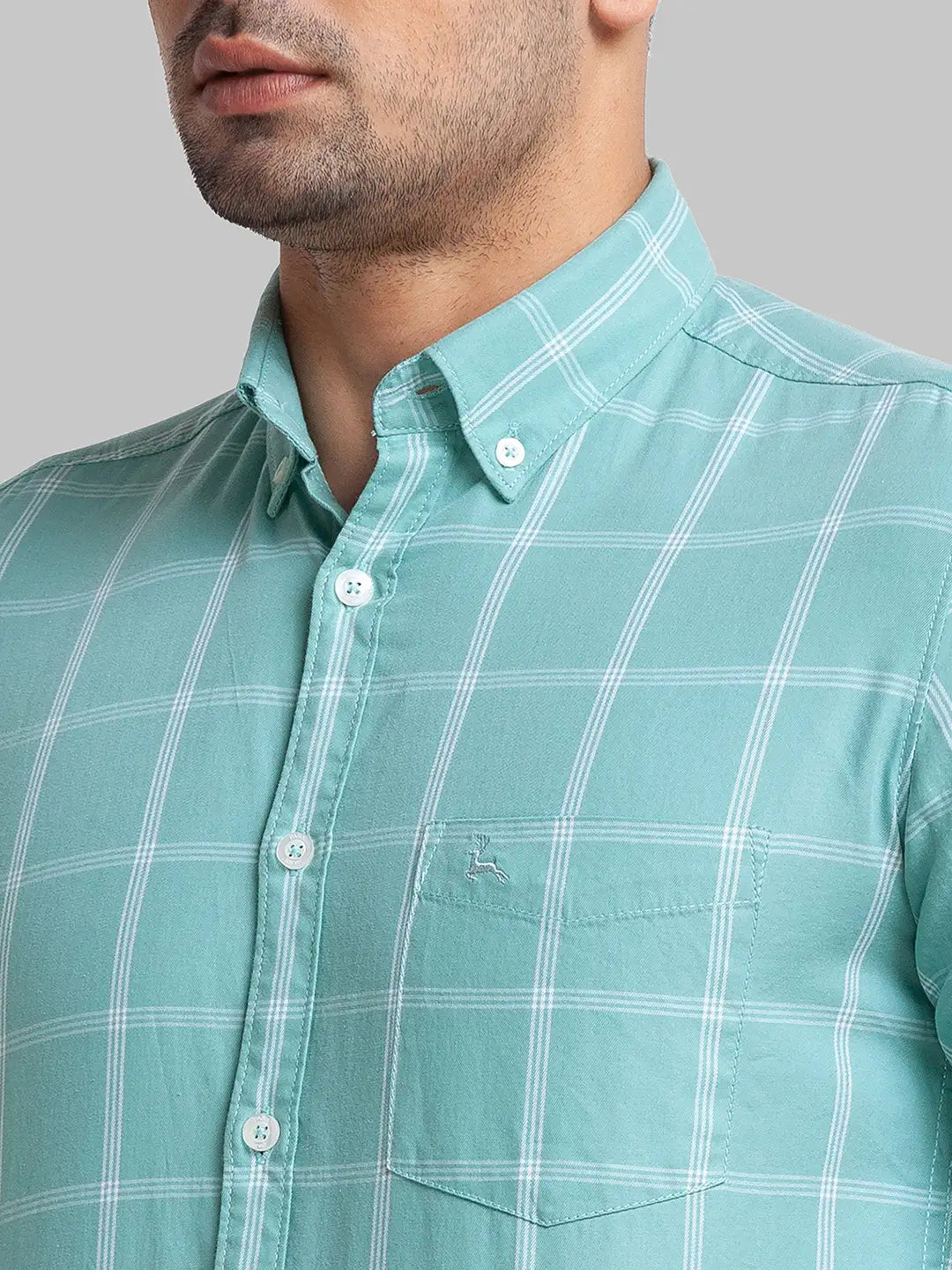 Men Slim Fit Violet Shirt