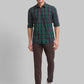 Men Slim Fit Blue Shirt