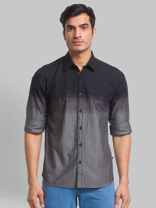 Men Slim Fit White Shirt