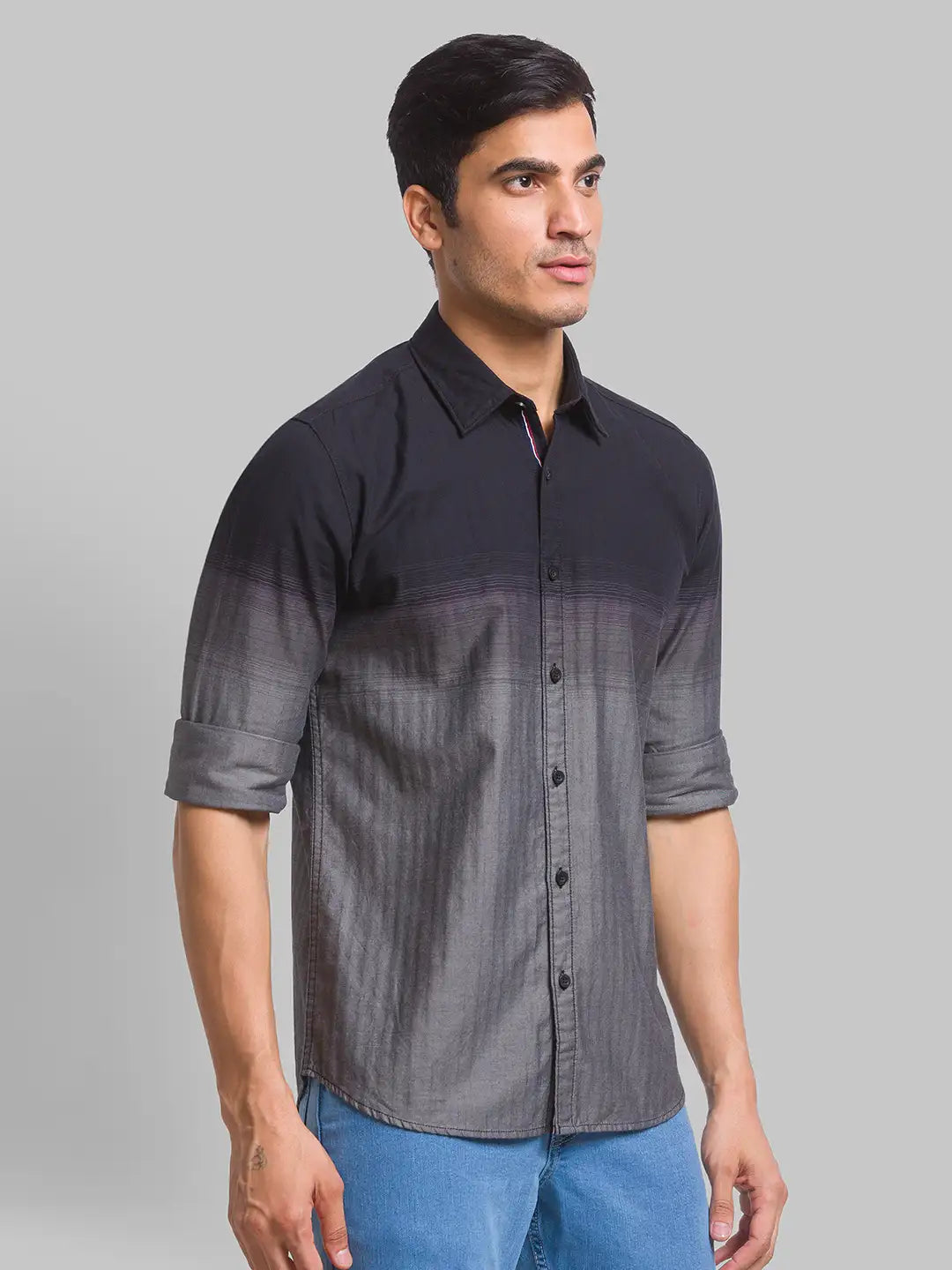 Men Slim Fit White Shirt