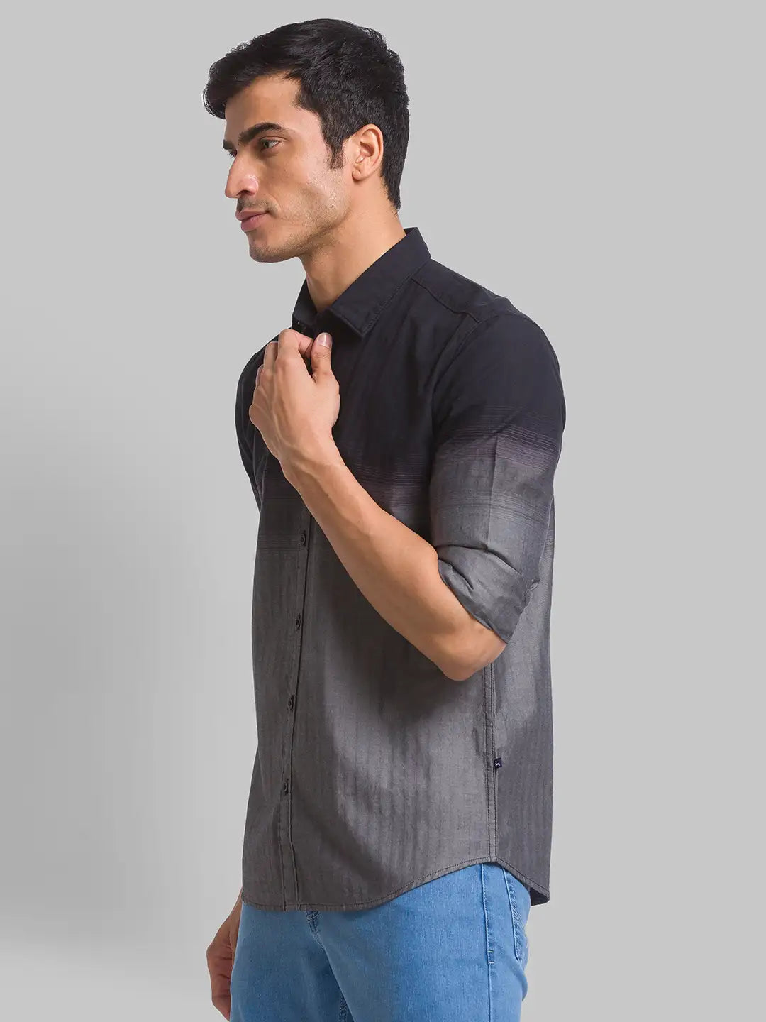 Men Slim Fit White Shirt