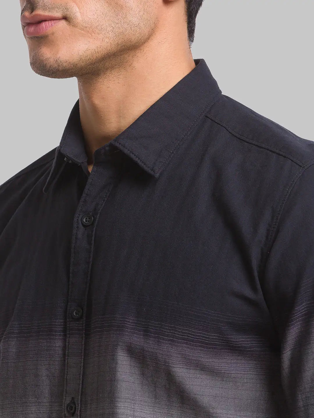 Men Slim Fit White Shirt