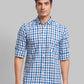 Parx Men Fawn Print Slim Fit Cotton Full Sleeve Shirts