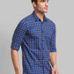 Men Slim Fit Blue Shirt