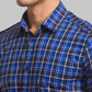 Men Slim Fit Blue Shirt
