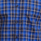 Men Slim Fit Blue Shirt