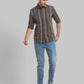 Men Slim Fit Red Shirt