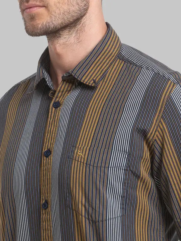 Men Slim Fit Red Shirt