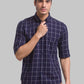 Men Slim Fit Maroon Shirt