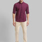 Men Slim Fit Green Shirt