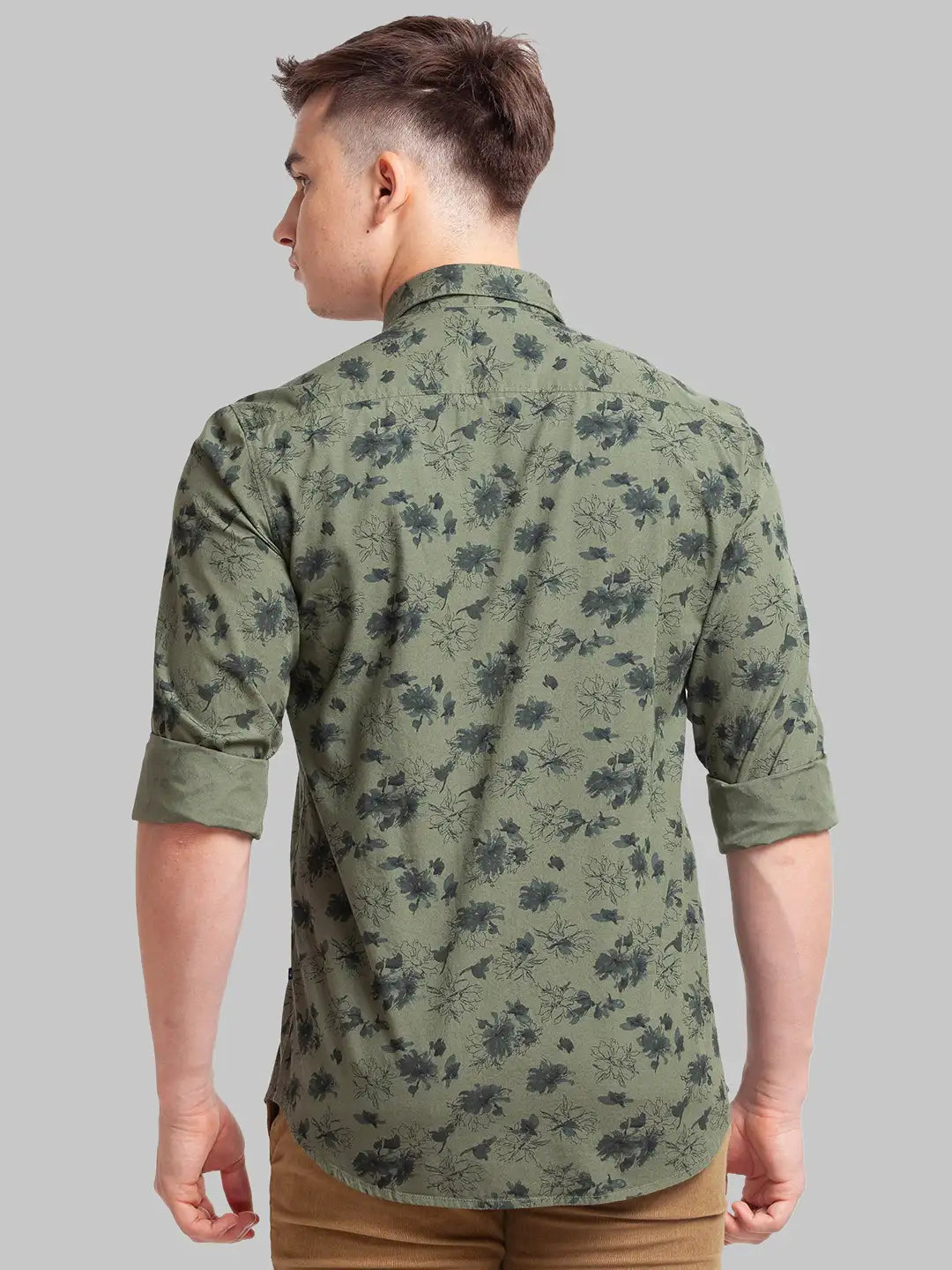 Men Slim Fit Light Blue Shirt