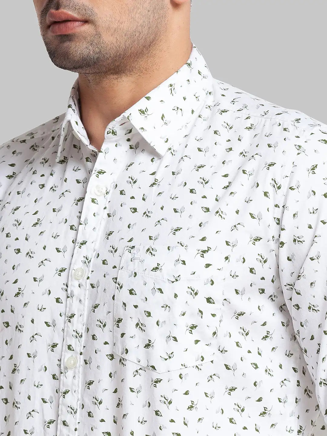Men Slim Fit Fawn Shirt