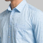 Men Slim Fit Green Shirt