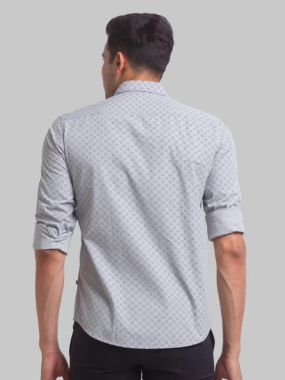 Men Slim Fit White Shirt