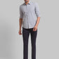 Men Slim Fit White Shirt
