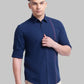 Men Slim Fit Red Shirt