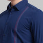 Men Slim Fit Red Shirt