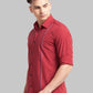 Men Slim Fit Red Shirt