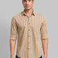 Parx Men Red Checks Slim Fit Cotton Full Sleeve Shirts