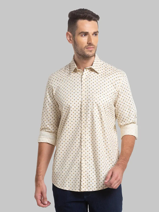 Men Slim Fit Black Shirt