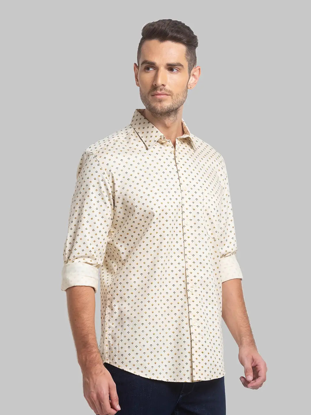 Men Slim Fit Black Shirt
