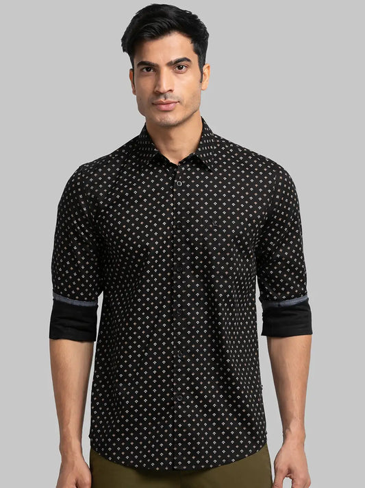 Men Slim Fit Red Shirt