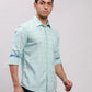 Parx Men Yellow Checks Slim Fit Cotton Full Sleeve Cut Away Collar Shirt