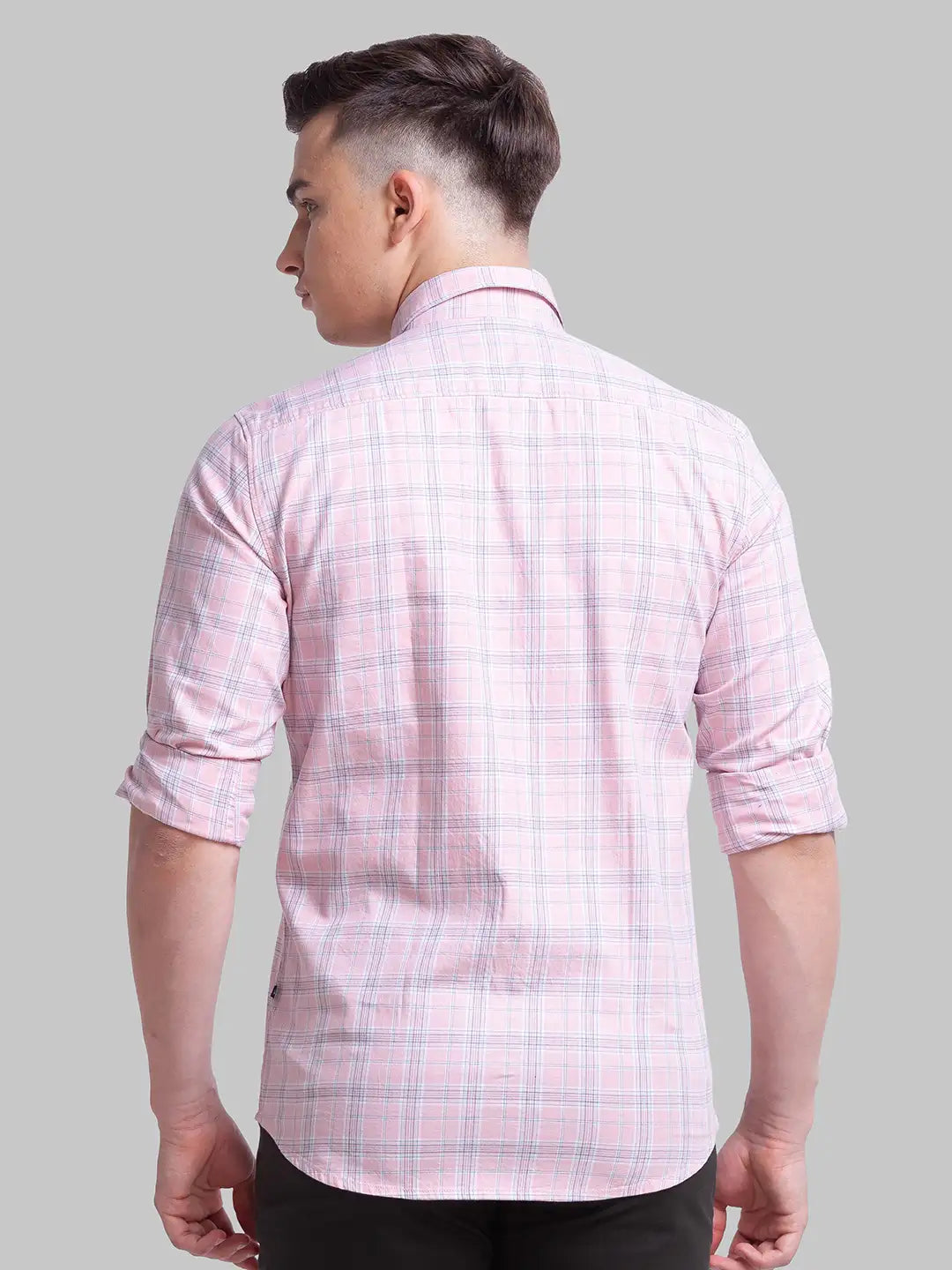 Men Slim Fit Yellow Shirt