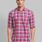 Men Slim Fit Maroon Shirt