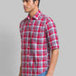 Men Slim Fit Maroon Shirt