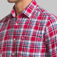 Men Slim Fit Maroon Shirt