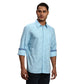 Men Slim Fit Blue Shirt