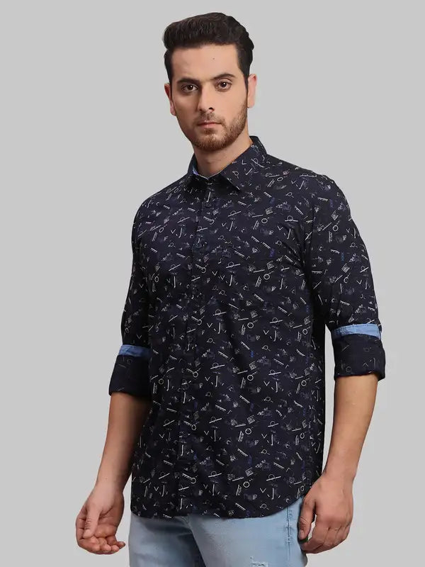 Men Slim Fit Red Shirt