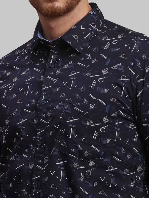 Men Slim Fit Red Shirt
