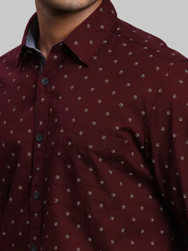 Men Slim Fit White Shirt