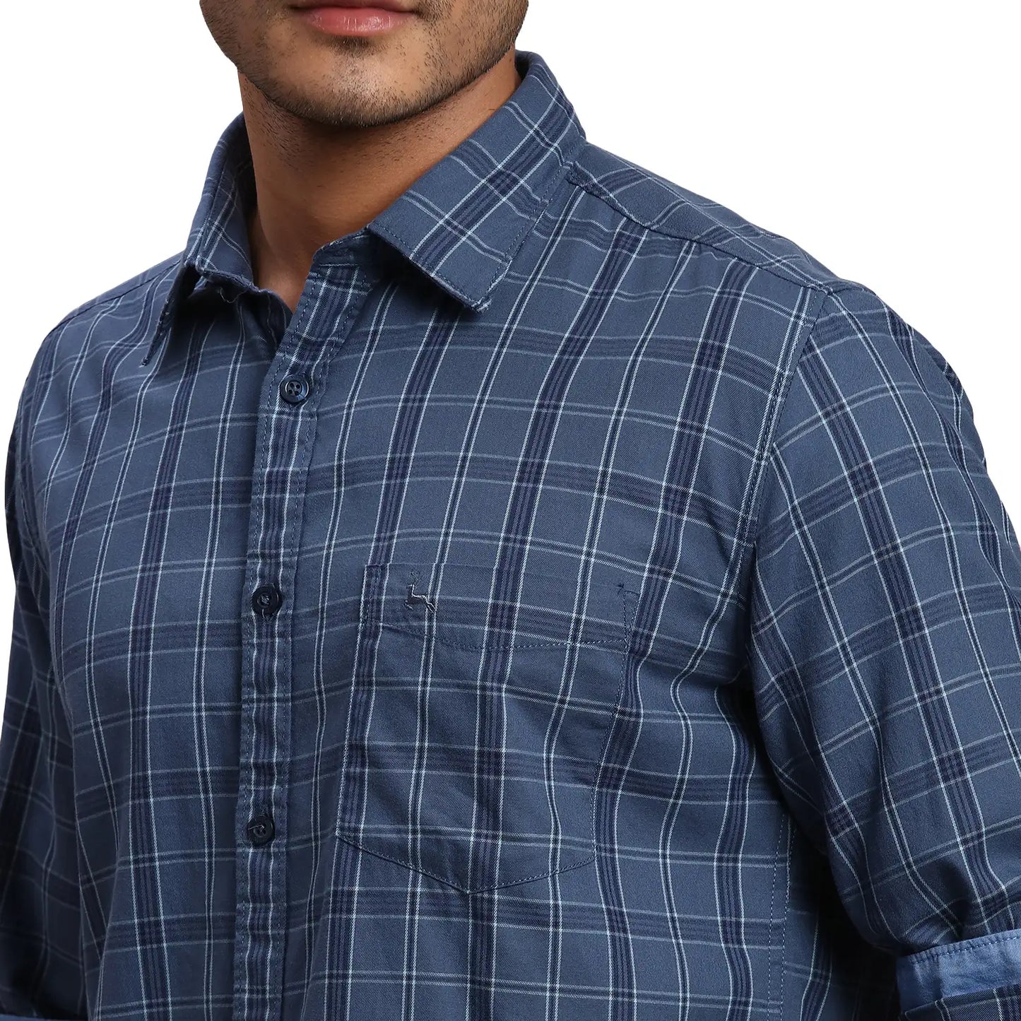 Men Slim Fit Red Shirt