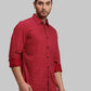 Men Slim Fit Blue Shirt