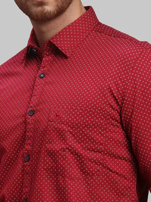 Men Slim Fit Blue Shirt