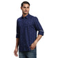 Men Slim Fit Orange Shirt