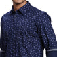 Men Slim Fit Orange Shirt