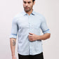 Parx Men Yellow Checks Slim Fit Cotton Full Sleeve Shirts