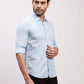 Parx Men Yellow Checks Slim Fit Cotton Full Sleeve Shirts