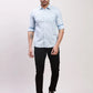 Parx Men Yellow Checks Slim Fit Cotton Full Sleeve Shirts