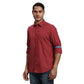 Men Slim Fit Orange Shirt